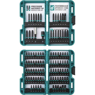 Impactx 100 Pc. Driver Bit Set by Makita – One Size, Alloy Steel, Multicolor, Model E-00038