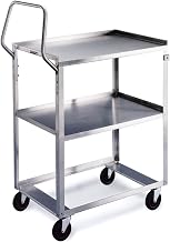 Manufacturing 6600 Ergo-One Series Utility Cart, Stainless Steel, 2 Shelves, 300 lb. Capacity (Fully Assembled)