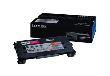 LEX C500 Magenta Toner Cartridge by Lexmark – Magenta, Model LE0C500H2MG