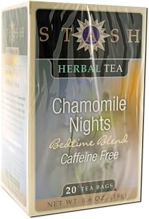 Stash Premium Chamomile Nights Herbal Tea, 20 Tea Bags
