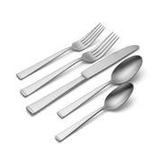 Satin Lewin 65 Piece Fine Flatware Set by Oneida – 9.55 LB, Stainless Steel, Metallic, Pack of 65, Model F149065A