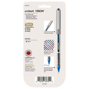 uniball Vision Rollerball Pens by Uni-Ball – 1 Count (Pack of 5), Plastic, Blue, Model 60355PP