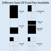 Excellant Deep Polycarbonate Food Pan by Thunder Group – 2-1/2-Inch deep, 6.0 inches, Polycarbonate, Clear, Model PLPA8162