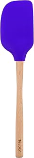 Tovolo Flex-Core Wood Handled Jumbo Spatula - Vivid Violet