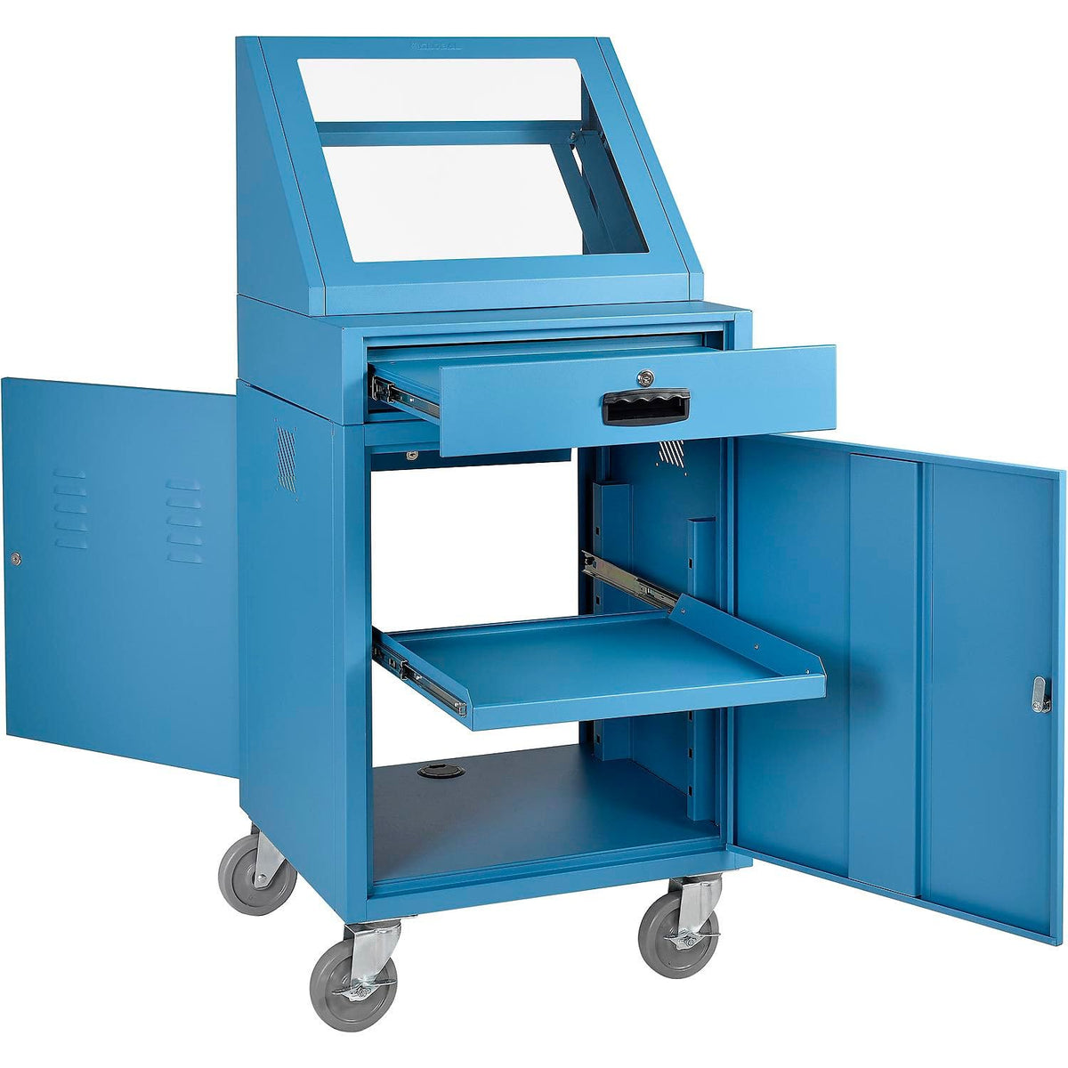 Global Industrial Blue / Industrial / 1 Computer Workstations