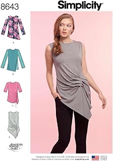 Simplicity Patterns TOPS, VEST, JKTS, COATS, A (A (XXS-XS-S-M-L-XL-XXL)