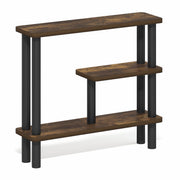 Furinno Amber Pine/Black / 5.71" x 20.87" x 18.35" / Contemporary Bathroom Shelves