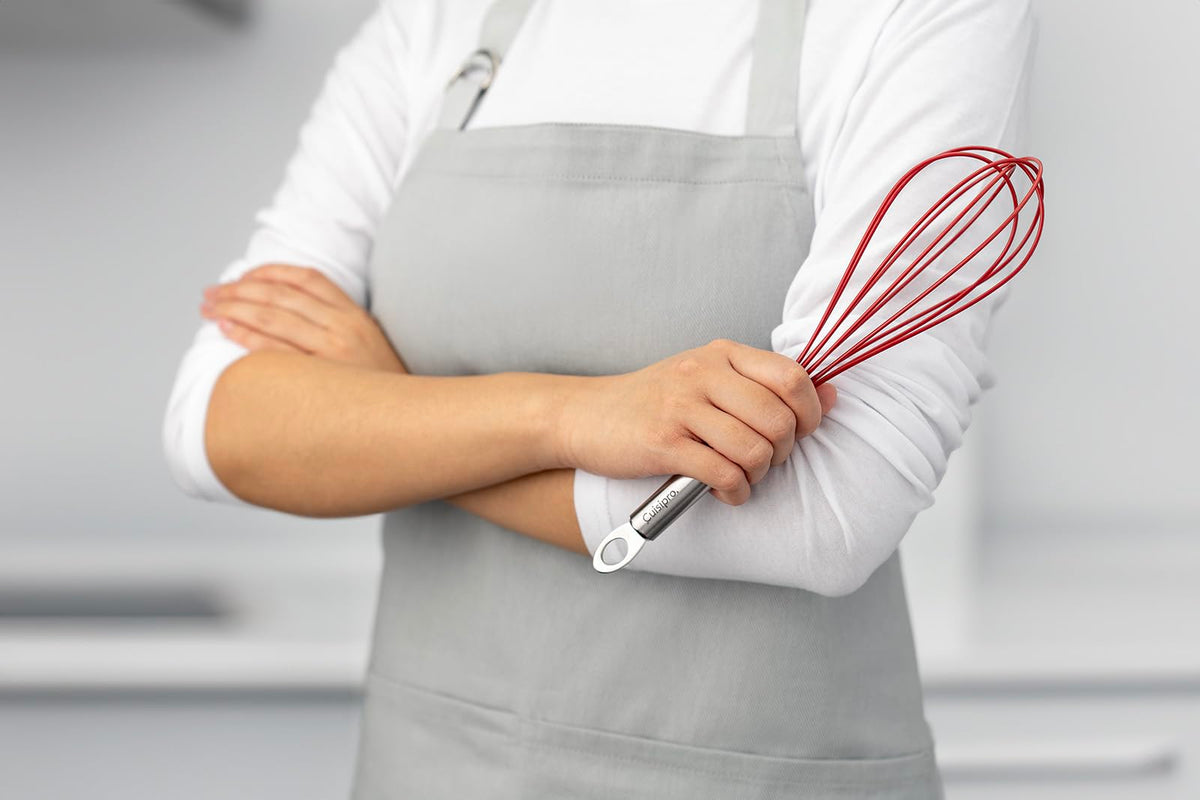 Silicone Piano Whisk 12"Red by Cuisipro – Medium, silicone, Red, Model CSP-74695205