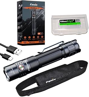Fenix PD35R ACE 2000 Lumen USB Rechargeable LED Tactical EDC Flashlight with EdisonBright Accessory case