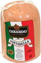 Carando Deli Half Cut Portion 2 Piece Mortadella, 5.6 Pound -- 2 per case.
