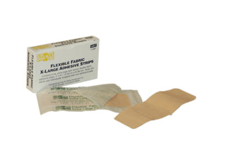 Patch Fabric Adhesive Bandages by First Aid Only – 4.5 Inch x 2 Inch, Fabric, White, Pack of 6, Model 1007