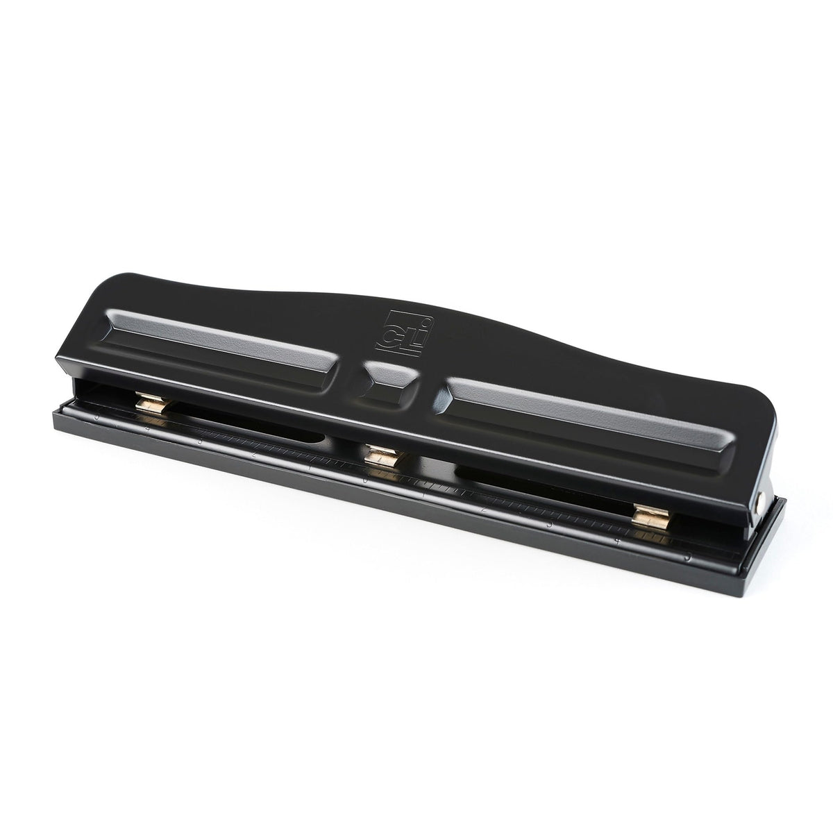 CLI 3 Hole Paper Punch Adjustable by Charles Leonard – Black, Pack of 2, Model CHL033-2