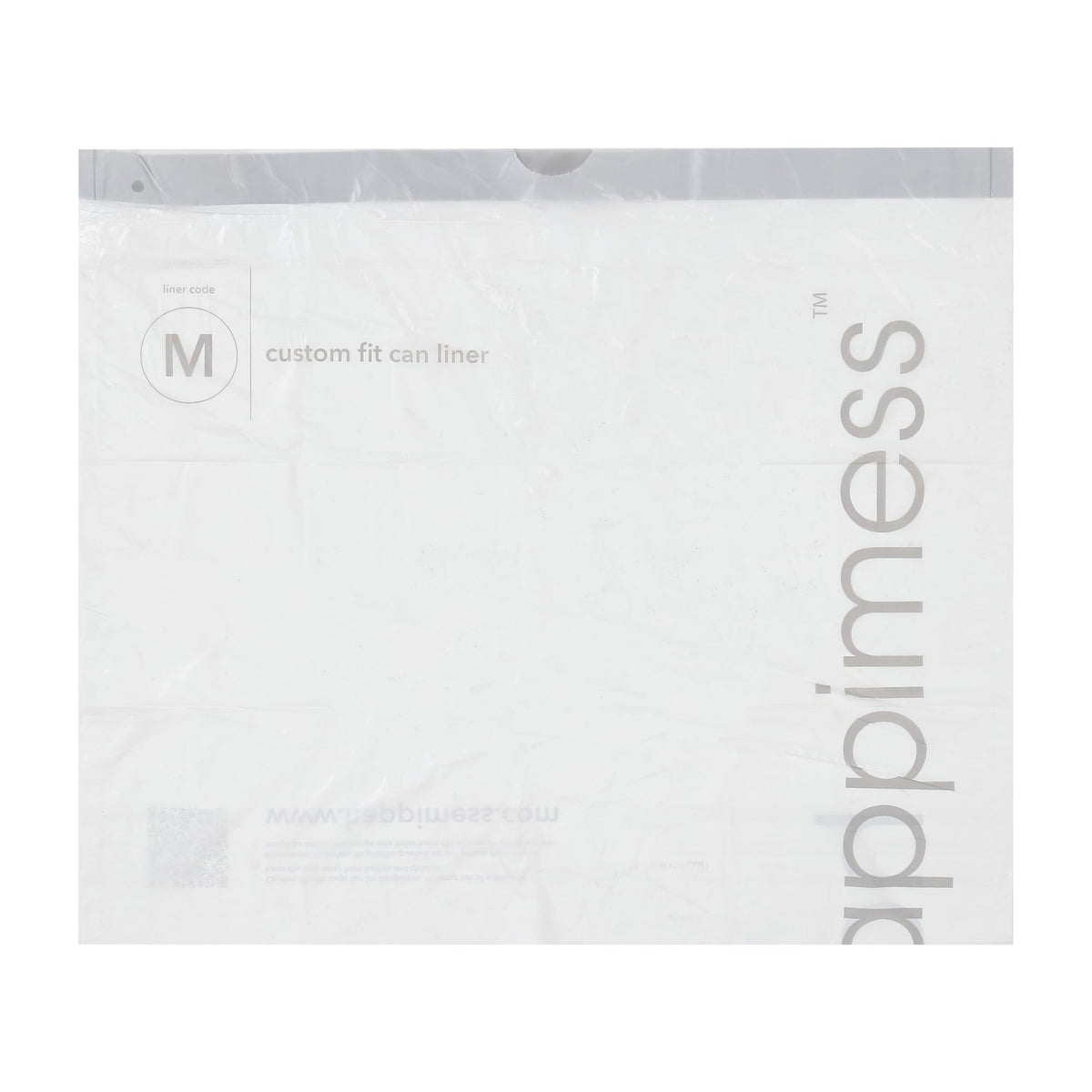 200-Count 4 Gal Unscented Drawstring Trash Bags by happimess – 200 Count (Pack of 1), 4.0 gallons, HDPE, White - Standard, Model HPM3000M-WHITE