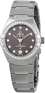 Omega Constellation Automatic Chronometer Diamond Grey Dial Ladies Watch 131.15.29.20.56.001