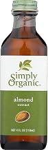 Simply Organic Almond Extract, Kosher, USDA Certified Organic, Non-GMO, 4 Fluid Ounce (Pack of 6)