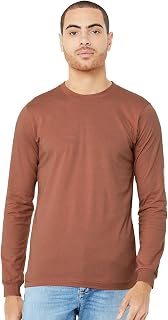BELLA+CANVAS Unisex Jersey Long-Sleeve T-Shirt - Terracotta - S