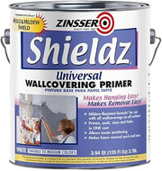 8-Pack of 1 gal Zinsser 02501 White Shieldz Universal Wallcovering Primer Sealer