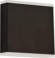 Dainolite Emery 5" LED Outdoor Wall Sconce - Matte Black - White
