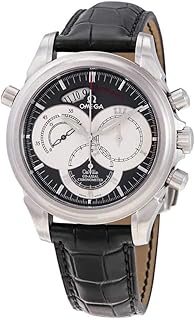 Omega De Ville Co-Axial Rattrapante Chronograph Automatic Grey Dial Men's Watch 4848.40.31