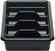 Cambro 1120CBP110 Cutlery Box 4 compartment 11-3/8"L x 20-7/16"W x 3-3/4"H hi-gl
