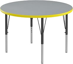 Correll Laminate Activity Tables with Gray Granite Finish A36TF-RND-15-09-38