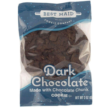 Individually Wrapped Dark Chocolate with Chocolate Chunk Cookie by Best Maid – Pack of 144