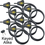 Master Lock 8 Pack / yellow and black / Modern Cables & Chains