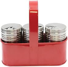 Tablecraft Dry Rub Shakers, 7.75" x 3" x 6", Gray