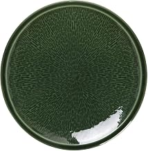 Yanco GG-111 11.25 x 1.5 in. Green Gem Round Dinner Plate, Green - Pack of 12