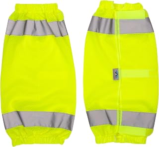 Pyramex RLG10 Leg gaiters in hi vis lime