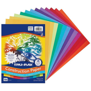 Tru-Ray ® Color Wheel Assortment by Pacon – Paper, 12 Vibrant Colors, Pack of 144, Model P6576