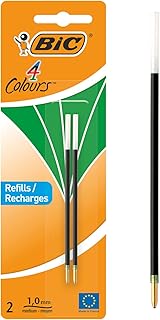 BIC Ballpoint Pen 4 Colours 2 Items Green