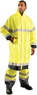 OccuNomix LUX-TJR OccuLux Hi-Viz Yellow Rainwear Jacket: Class 3