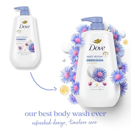 Dove 30.6 Fl Oz (Pack of 3) / Chamomile / Púrpura Body Washes