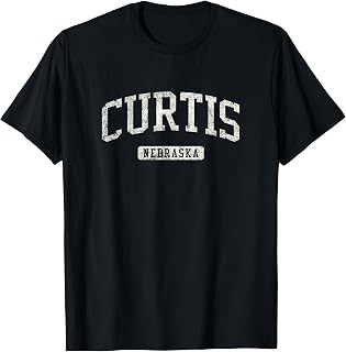 Curtis NE Vintage Athletic Sports Design JG3 T-Shirt