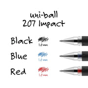 65808 Refill for uni-ball Gel IMPACT Gel Pen Bold Black Ink 2/Pack – Gel, Black, Pack of 2, Model SAN65808