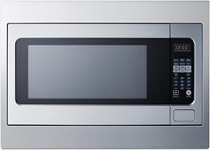 Summit Built-in Microwave with Trim Kit, Fits 27” Spaces 2.2 cu.ft., Stainless Steel - SMBI27TK27 (27 Inch)