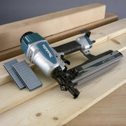7/16" Medium Crown Stapler by Makita – Medium, Metal, Teal, Silver, Black, Model AT1150A
