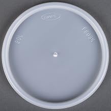 Dart 20JL Translucent Plastic Vented Lid 100-Pack (Case of 10)