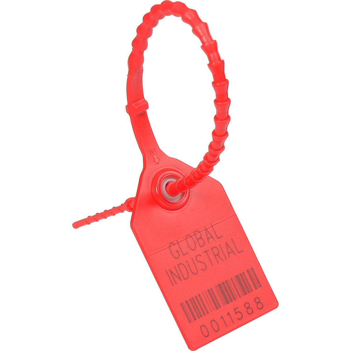 Adjustable Plastic Truck Seal by Global Industrial – Polyethylene, Red, Model HPT13255