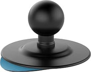 RAM MOUNTS Flex Adhesive Ball Base with B Size 1" Ball, Peel-and-Stick | Strong adhesive mounting base for vehicle dashes and flat surfaces, high-strength composite construction