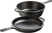 Lodge Cast Iron Combo Cooker, 3.2 Quart Deep Pot & 10.25 Inch Skillet Lid