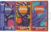 KLEENEX Go Pack Facial Tissue, 3 ea