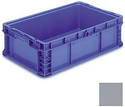 Orbis NXO2415-7-GY 24 x 15 x 7.5 in. Stakpak Modular Straight Wall Container Gray