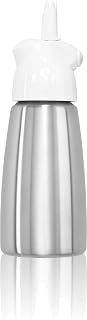 iSi 134001 Easy Whip Plus MiniCream Whipper, 1/2 Pint, Stainless Steel/White