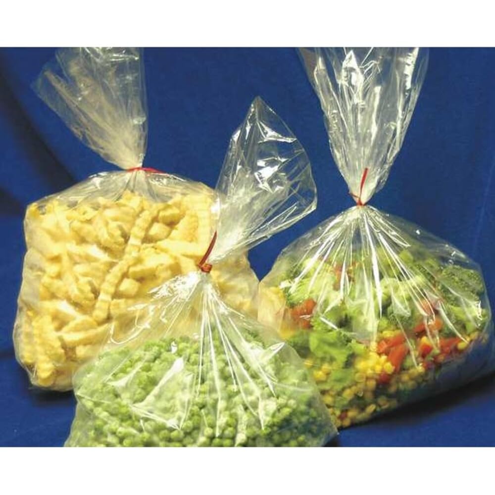 Elkay Plastics BOR751014 0.75 mil Linear Low Density Utility Bag on Roll with Twist Tie – 10" x 14", Clear (Pack of 1000)