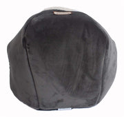 Cat Bed Model Gray Velvet by Armarkat – 18 x 18 x 14, Fabric, Gray, Model C80CSH/MB