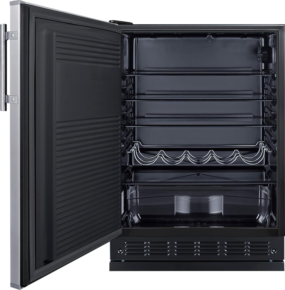 Summit Appliance Left Hand Door / Silver / 5.1 cubic_feet Categories