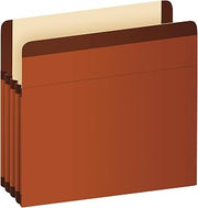 Pendaflex Expanding File Pockets,Vertical,3-1/2" Exp,Legal,10/BX,Red