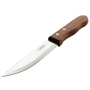 Winco 1 / 5" / Pointed Wood Steak Knives